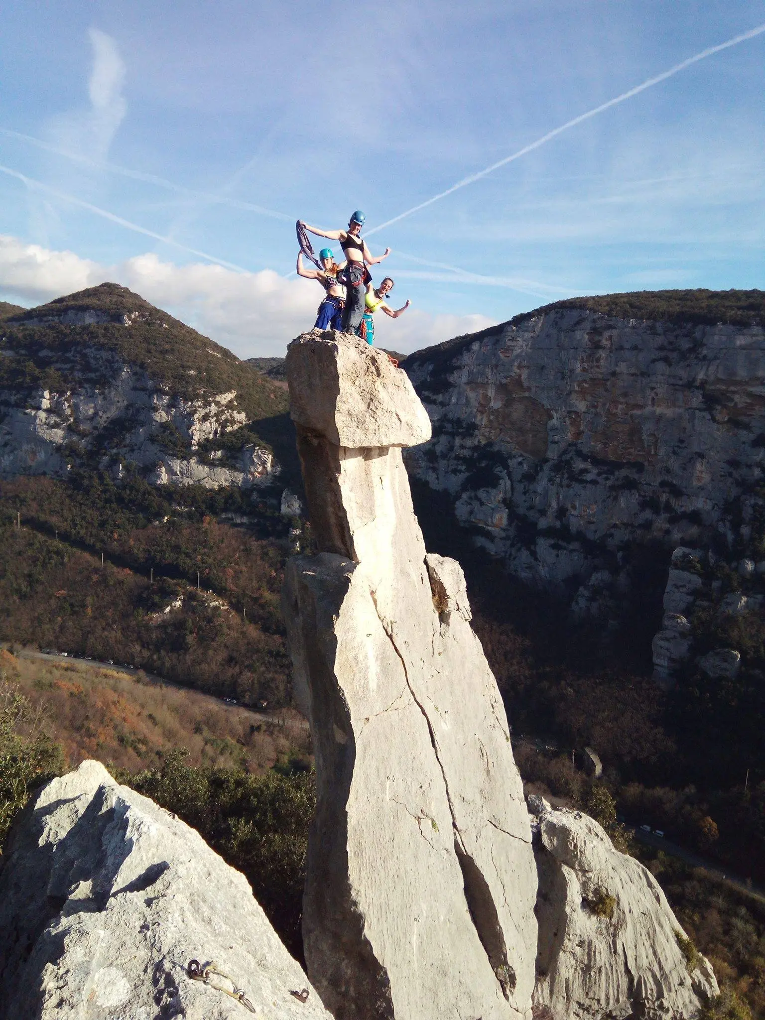 Chicas ňiňas víkend v Dubských skalách
