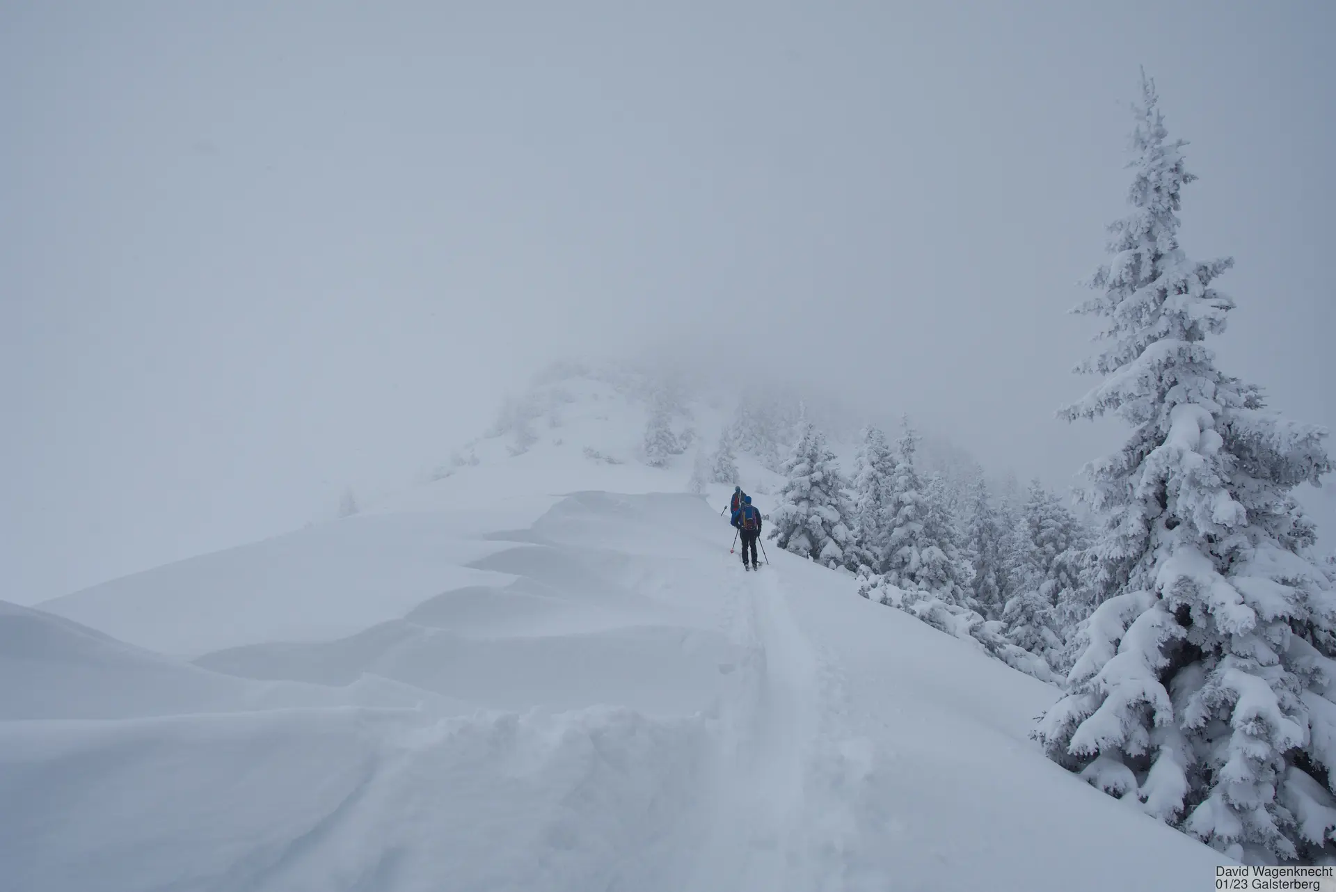 Setkání s retrográdní cyklónou na skialp kurzu 2023