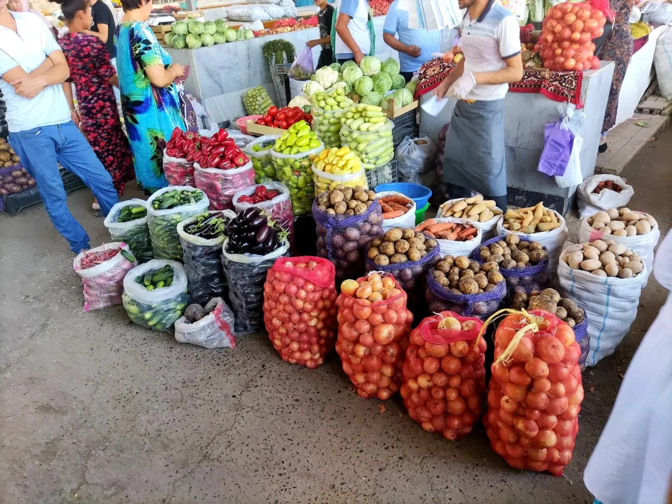 tržiště v Samarkandu